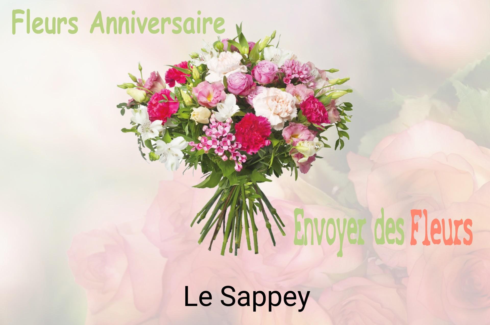 Bouquet de fleurs d’anniversaire livré à Le Sappey