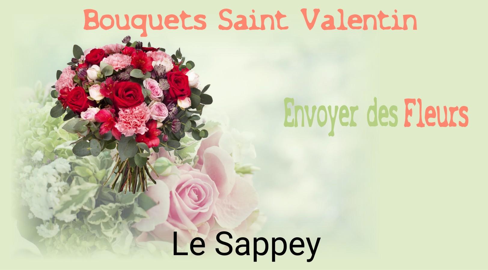Roses de Saint-Valentin livrées à Le Sappey